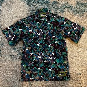 Prada Revolution Print Bowling Shirt